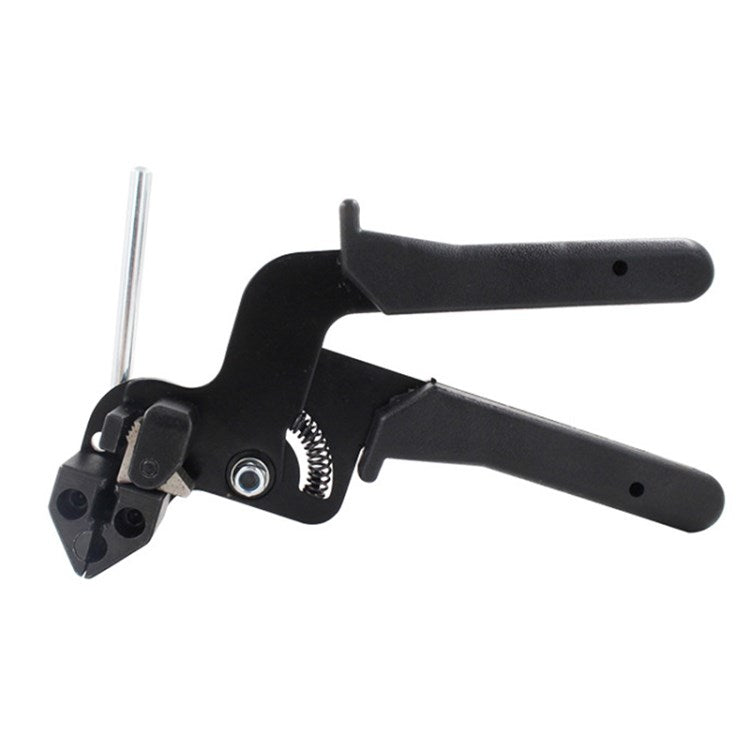 CT-02 Stainless Steel Cable Tie Gun Metal Zip Tie Pliers Fastening Cable Tie Tool - Black