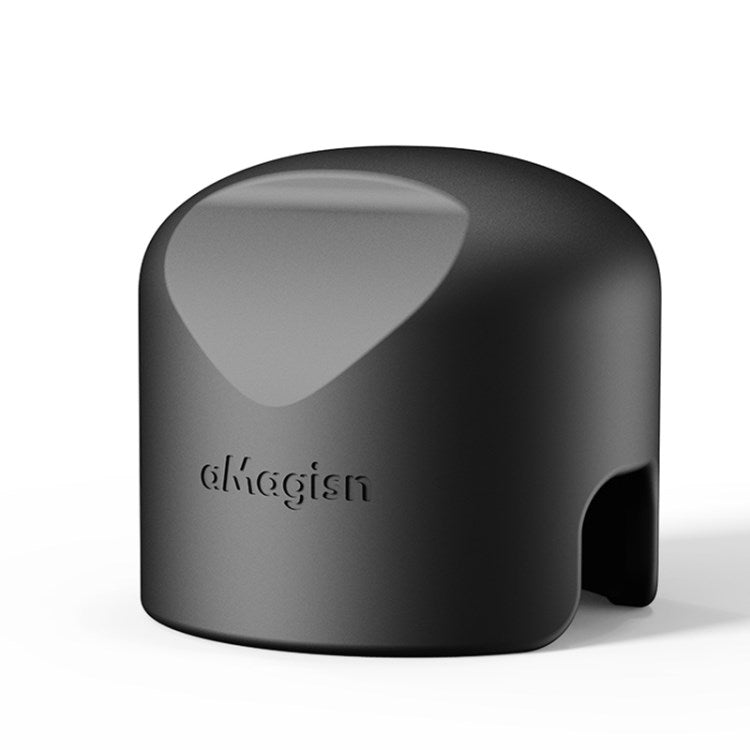 Uniqkart For Insta360 X3 Soft Silicone Camera Lens Cap Anti-scratch Protective Cover - Black