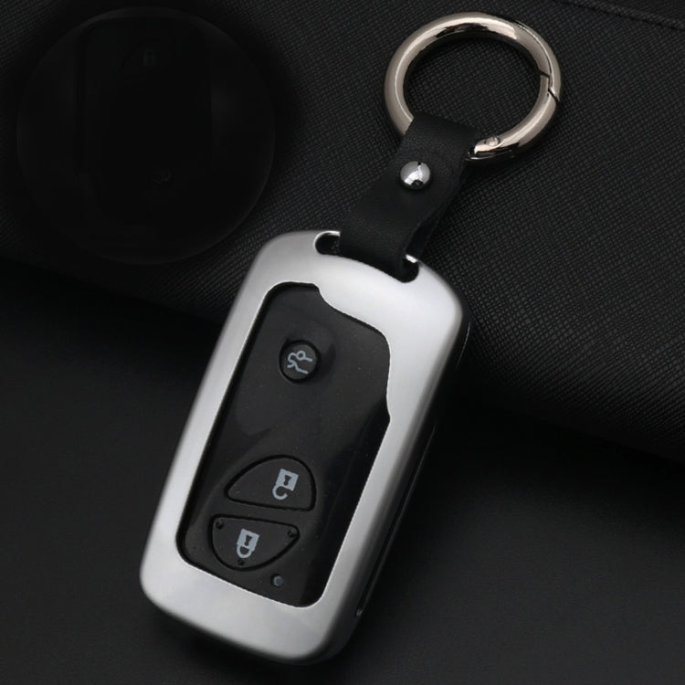 Car Auto Buckle Key Shell Zinc Alloy Car Chain Shell Car Key Shell Case Key Ring for BYD, Random Color Delivery