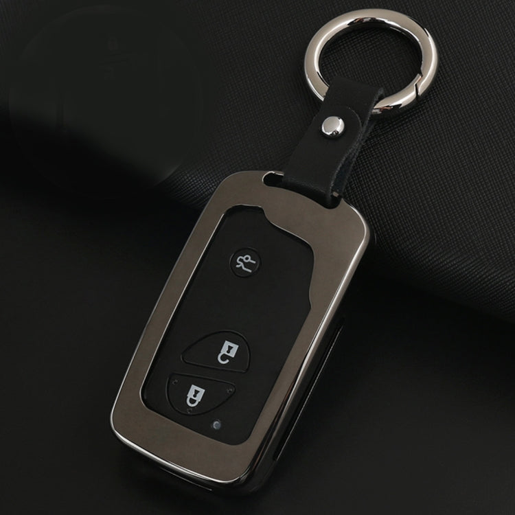 Car Auto Buckle Key Shell Zinc Alloy Car Chain Shell Car Key Shell Case Key Ring for BYD, Random Color Delivery