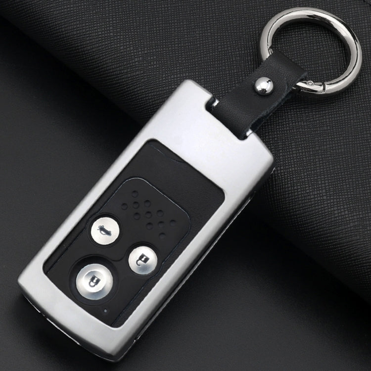C Style Car Auto Buckle Key Shell Colorful Ring Zinc Alloy Car Chain Shell Car Key Shell Case for Honda, Random Color Delivery