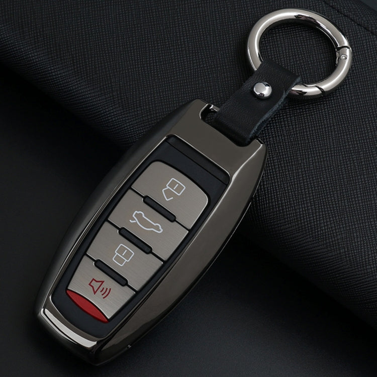 B Style Car Buckle Key Shell Zinc Alloy Car Key Shell Case Key Ring for Haval, Random Color Delivery