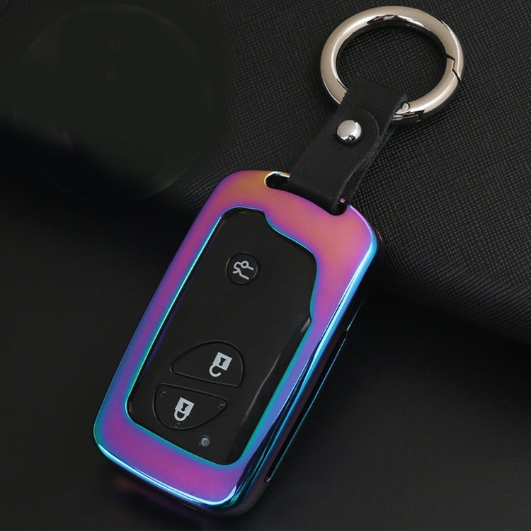 Car Buckle Key Shell Zinc Alloy Car Key Shell Case Key Ring for Lexus, Random Color Delivery