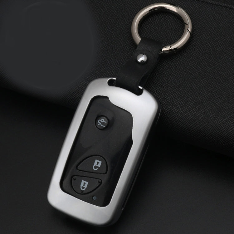 Car Buckle Key Shell Zinc Alloy Car Key Shell Case Key Ring for Lexus, Random Color Delivery
