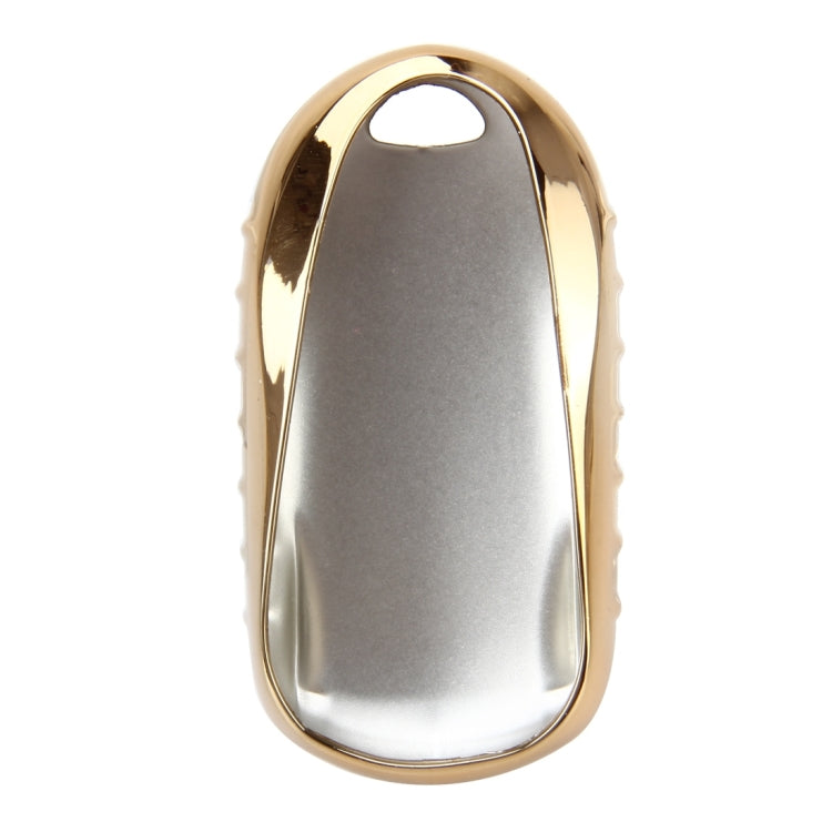 TPU Plating Drop-proof Car Auto Universal Key Ring Protection Cover for Buick(Gold)