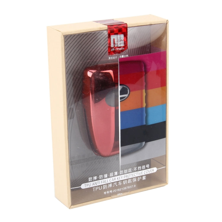 TPU Plating Drop-proof Car Auto Universal Key Ring Protection Cover for Lexus(Red)