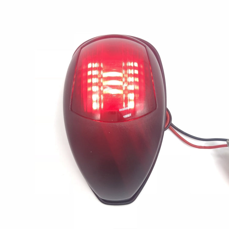 2 PCS DC10-30V 2W IP66 Marine Boat LED Navigation Lights Black Housings Port Starboard Red & Green Side Light