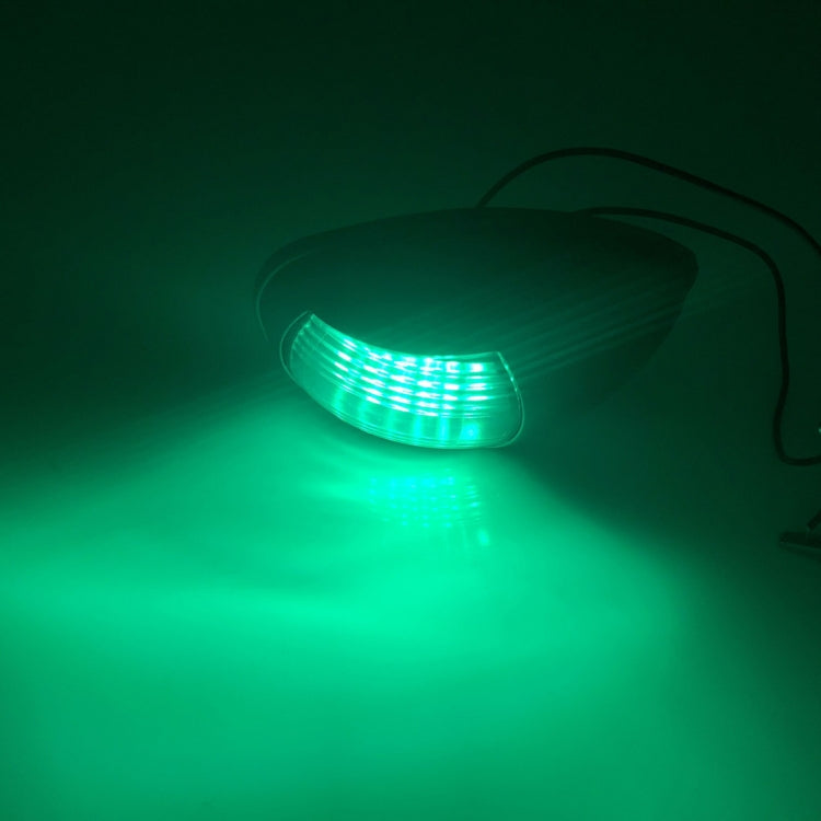 2 PCS DC10-30V 2W IP66 Marine Boat LED Navigation Lights Black Housings Port Starboard Red & Green Side Light