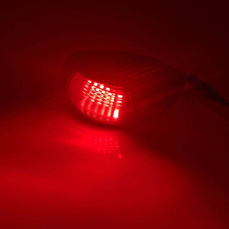 2 PCS DC10-30V 2W IP66 Marine Boat LED Navigation Lights Black Housings Port Starboard Red & Green Side Light