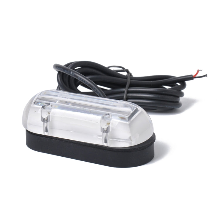 DC12V 1.1W IP68 6 LEDs Marine Boat Underwater Blue Light Surface Mount Light