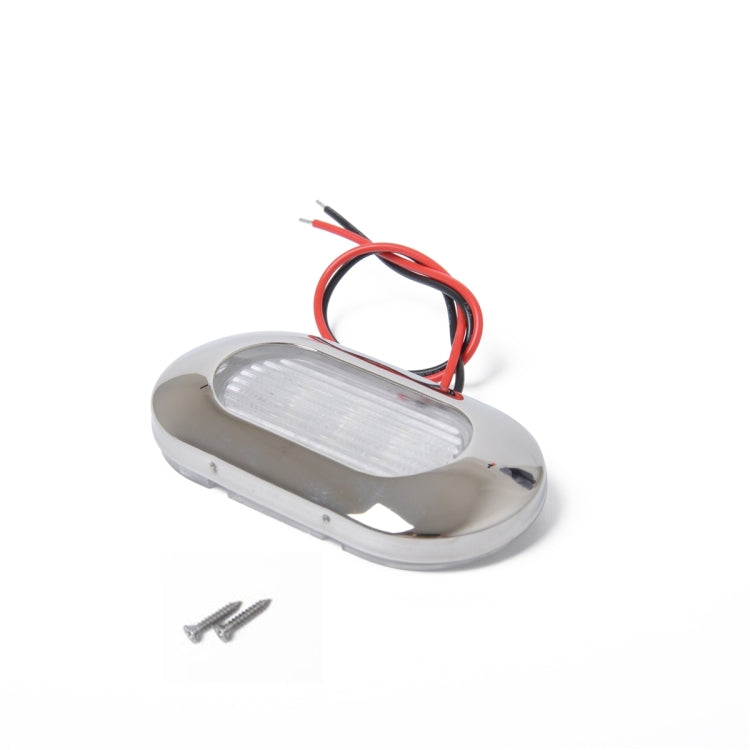 DC 12V IP67 Waterproof Marine Boat Caravan RV LED Courtesy Lamp Stair Deck Dome Light Ceiling Light, Cool White Light