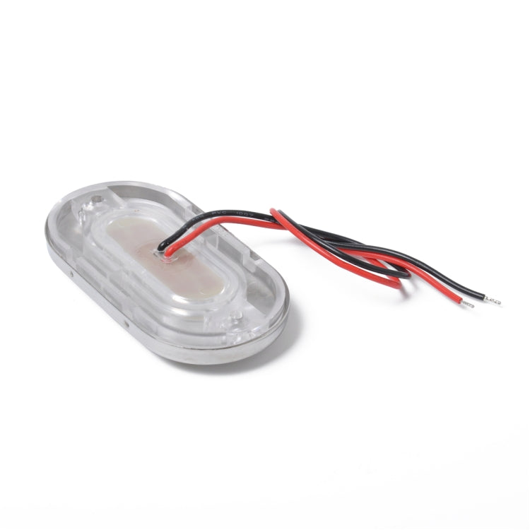 DC 12V IP67 Waterproof Marine Boat Caravan RV LED Courtesy Lamp Stair Deck Dome Light Ceiling Light, Cool White Light