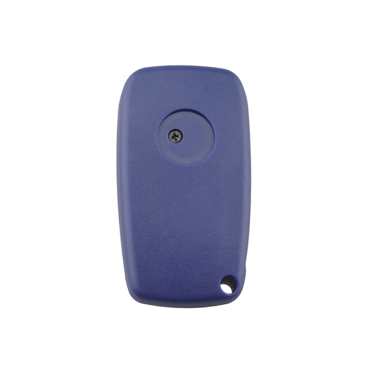 For FIAT Car Keys Replacement 3 Buttons Car Key Case with Side Battery Holder (Blue)