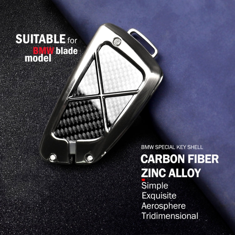 Carbon Fiber Car Key Protective Cover for BMW, Blade Style