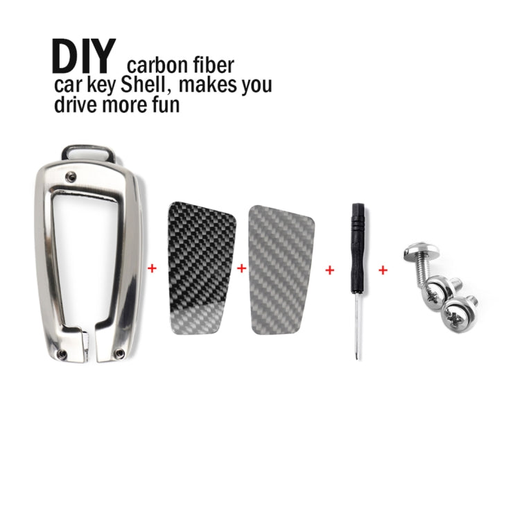 Carbon Fiber Car Key Protective Cover for BMW, Classic Style