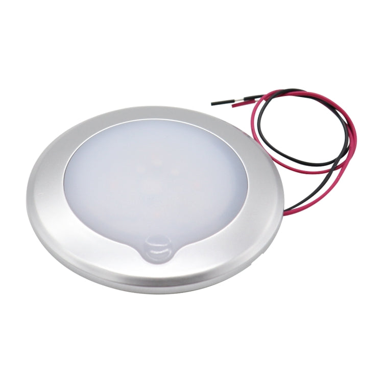 DC 9-30V 2.4W 3000-3300K IP67 Marine RV Dimmable 95mm LED Dome Light Ceiling Lamp, with Touch Control