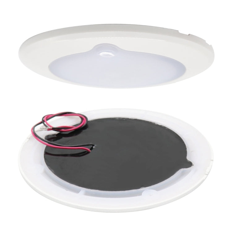 DC 9-30V 4.5W 3000-3300K IP67 Marine RV Dimmable 150mm LED Dome Light Ceiling Lamp, with Touch Control (White Light)