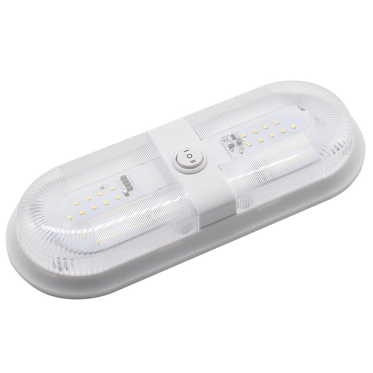 D4347 10-24V 6-7W 4000-4500K 560LM RV Yacht 48 PCS LED Lamps Dome Light Ceiling Lamp, with Independent Switch Control