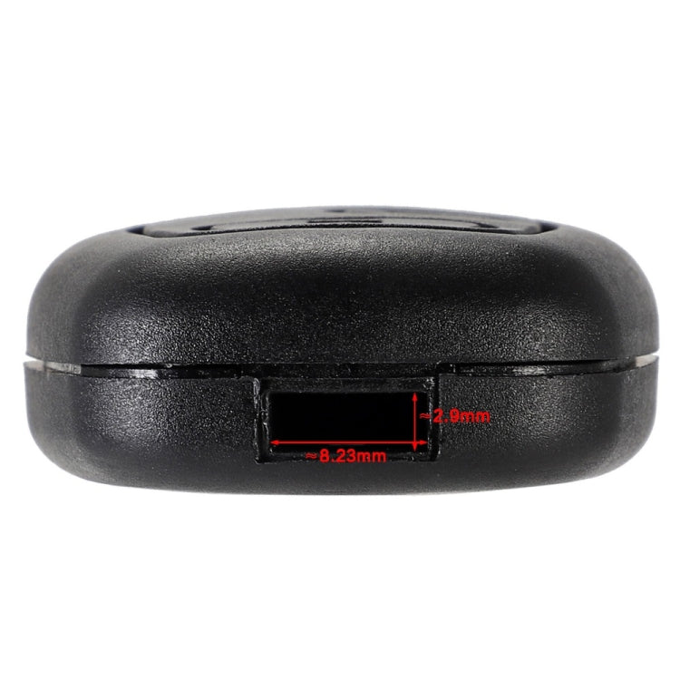 2 PCS Car 307 Mouth Remote Control Key Case Cover for PSA Peugeot Citroen