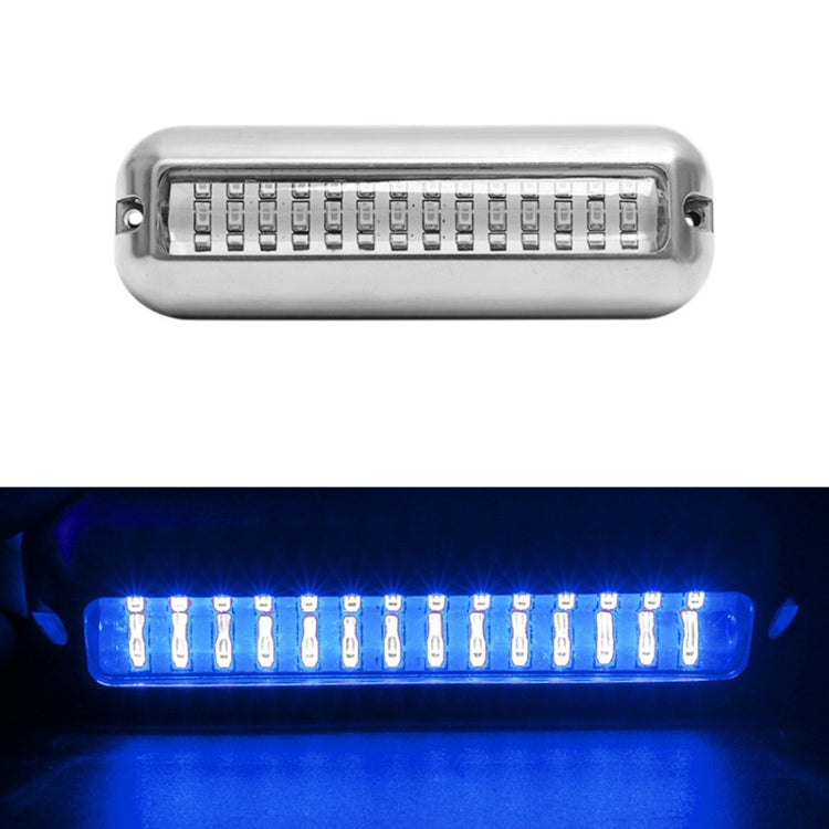 MK-042 Ship / Yacht 10-30V 42LEDs Waterproof Stainless Steel Underwater Light (Blue Light)