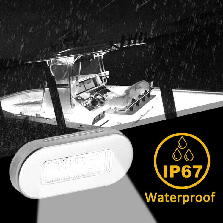 MK-056 Ship / Yacht 3 inch 12V LED Waterproof Stainless Steel Underwater Light (White Light)