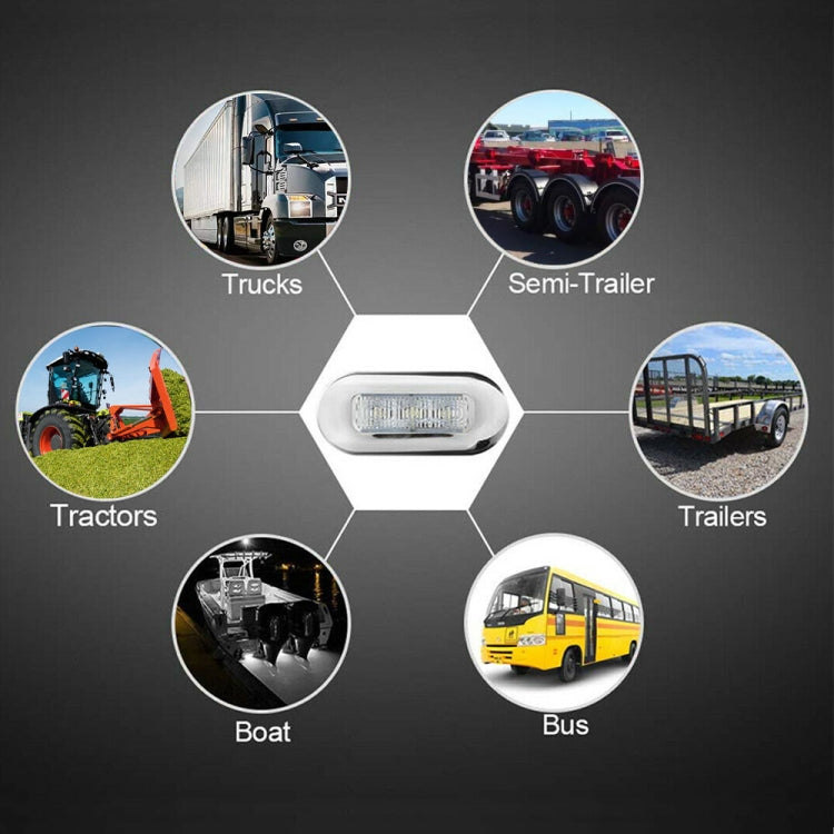 MK-056 Ship / Yacht 3 inch 12V LED Waterproof Stainless Steel Underwater Light (White Light)