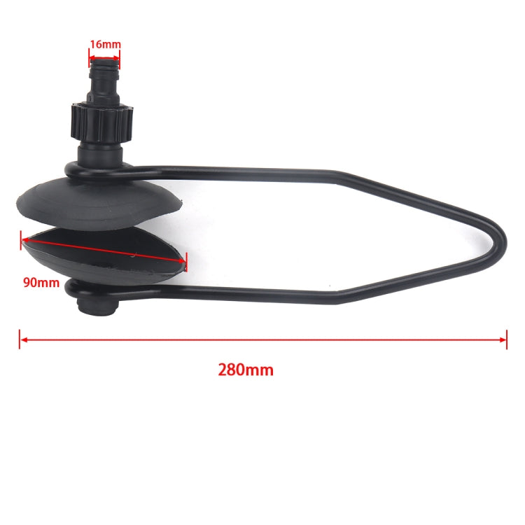 A5413 Marine Single Tube Round Head Motor Fresh Water Flusher Flushing Support Frame