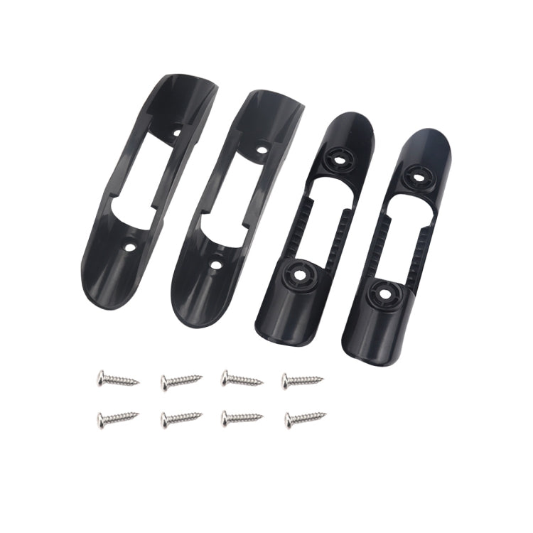 A5960 4 PCS Boat / Kayak Oar Plastic Fixing Buckle Paddle Clip Holder with Screws