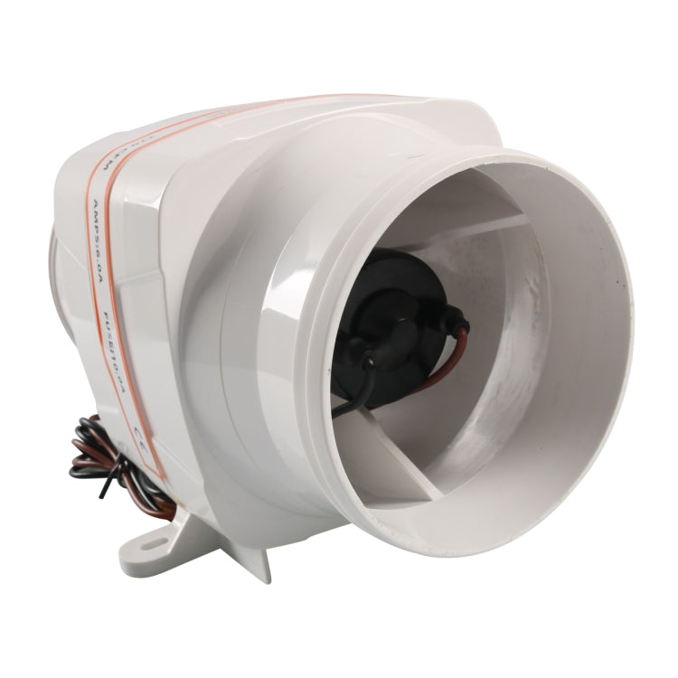 A6608-01 4 inch 12V 6-Blade Yacht Exhaust Fan