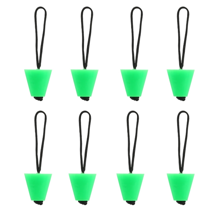 A6702 8 in 1 Green Kayak Silicone Drain Hole Plug