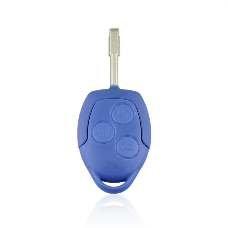 A153 Straight Car Key Shell Round Embryo Metal Embryo Length 35mm for Ford Transit 3-button