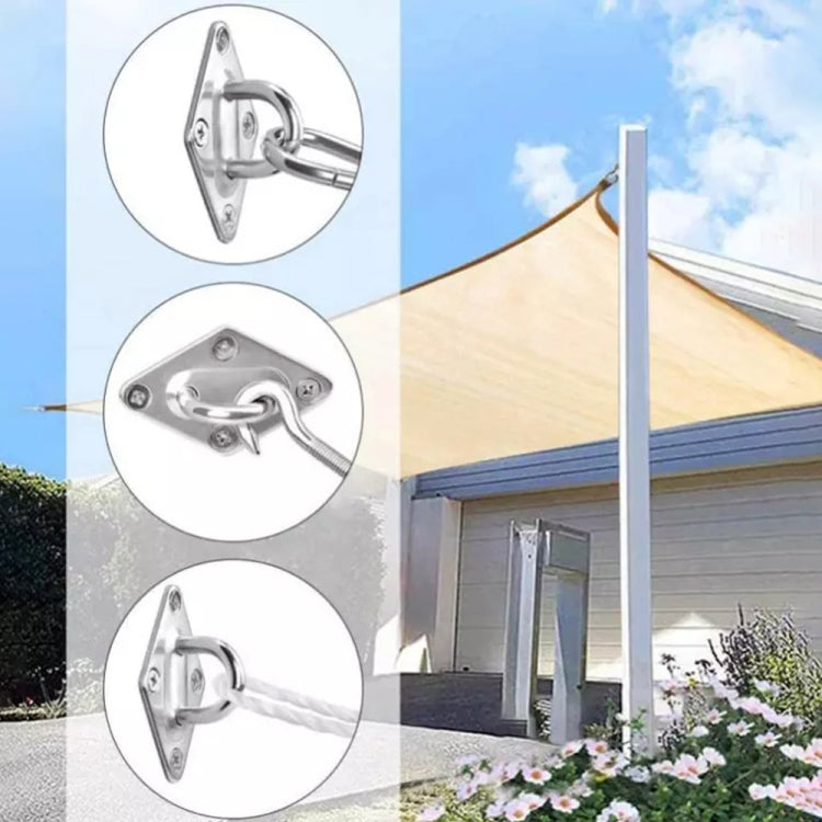 5 PCS 5mm 316 Stainless Steel Ship Diamond Door Hinges Buckle