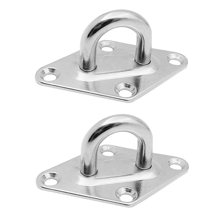 2 PCS 10mm 316 Stainless Steel Ship Diamond Door Hinges Buckle