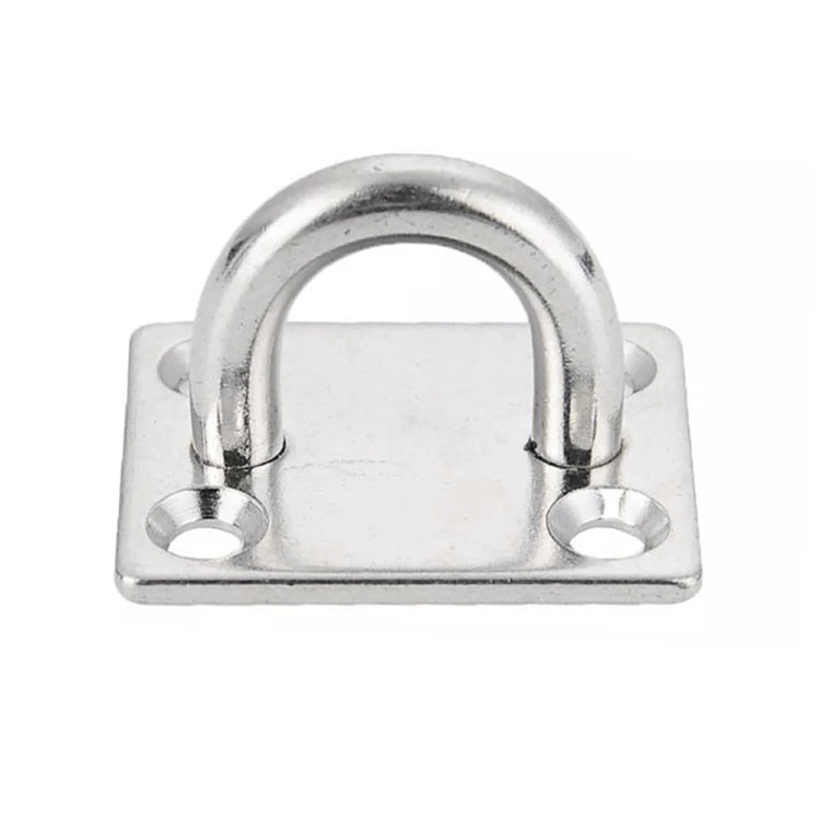 3 PCS 8mm 304 Stainless Steel Ship Square Door Hinges Buckle