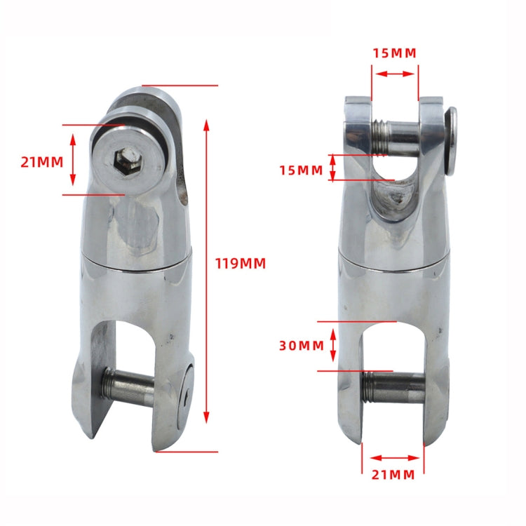 Two Stage10-12mm 316 Stainless Steel Marine Anchor Rotary Joint