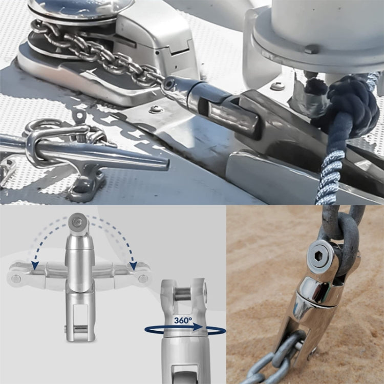 Three Stage 6-8mm 316 Stainless Steel Marine Anchor Rotary Joint