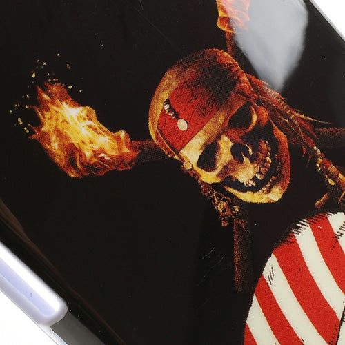 Raging Skull USA Flag Pattern IMD Glossy TPU Case for Motorola RAZR D3 XT919 XT920