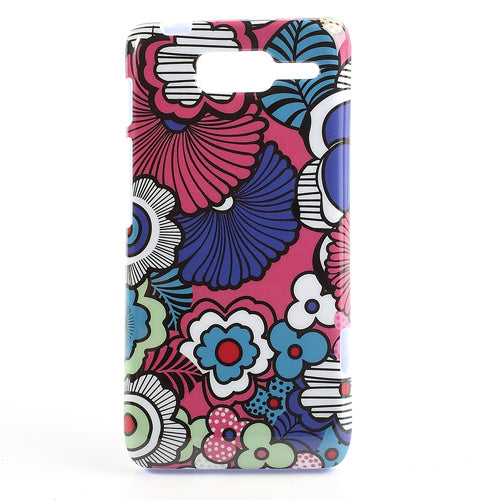 Colorful Flowers Anti-scratch IMD TPU Case for Motorola RAZR D3 XT919 XT920