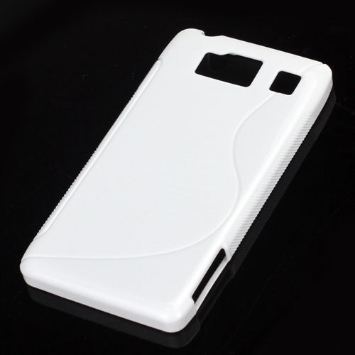 S Line Curve TPU Gel Case for Motorola RAZR HD XT925 XT926 - White