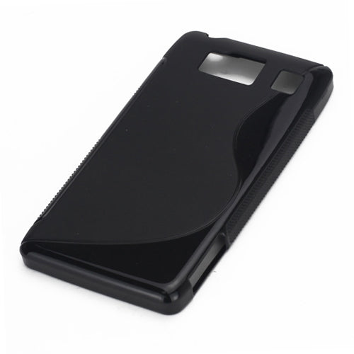 S Line Curve TPU Gel Case for Motorola RAZR HD XT925 XT926 - Black