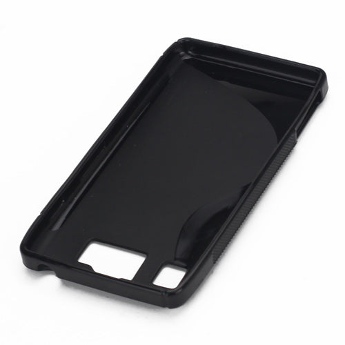 S Line Curve TPU Gel Case for Motorola RAZR HD XT925 XT926 - Black