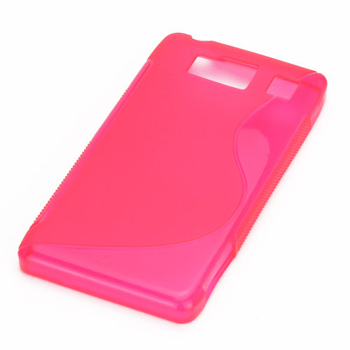 S Line Curve TPU Gel Case for Motorola RAZR HD XT925 XT926 - Red