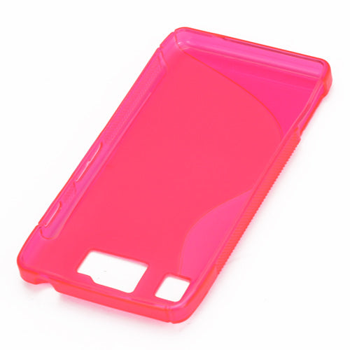 S Line Curve TPU Gel Case for Motorola RAZR HD XT925 XT926 - Red