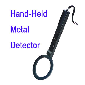 High Sensitivity Folding Hand-Held Metal Detector