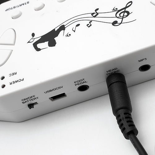 Silicone Roll-Up Electronic USB Drum Kit Percussion Musical Instrument Black & White