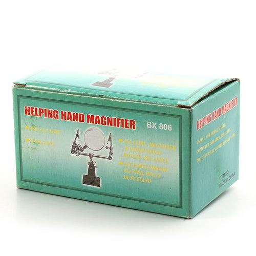 Adjustable Third Helping Hand Magnifier with Soldering Holder Clamp BX806