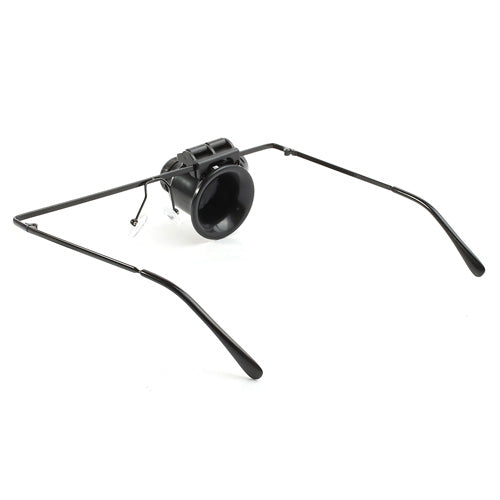 20X Eye Glasses Type Watch Repair Magnifier with LED Light