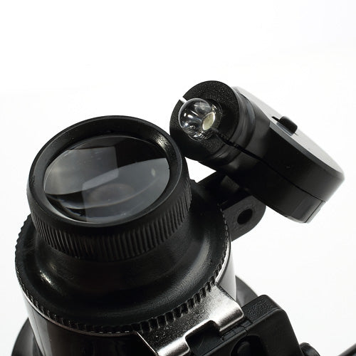 20X Eye Glasses Type Watch Repair Magnifier with LED Light