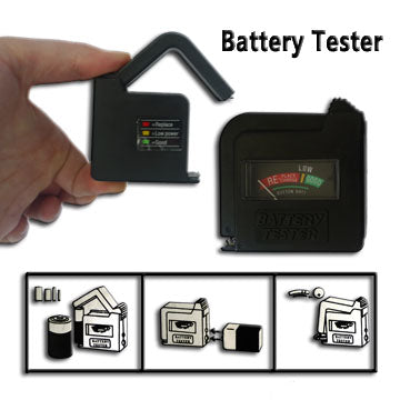 Smart Universal AA AAA 9V Button Battery Tester Checker