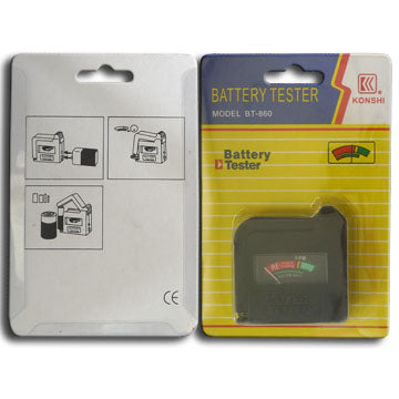 Smart Universal AA AAA 9V Button Battery Tester Checker